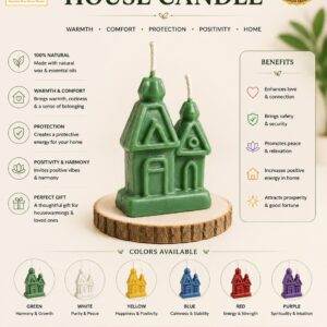 Jagat Dwar House Candle – Handmade Natural Wax Home Blessing & Positive Energy Candle